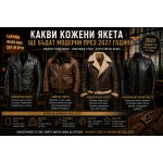 Какви кожени якета ще бъдат модерни през 2027 година