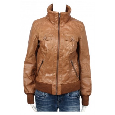 Дамско кожено яке Only | Mall112.com