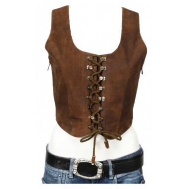 Дамски кожен елек | Mall112.com