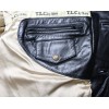 Мъжко черно кожено яке T.L.C. by Skins | Mall112.com