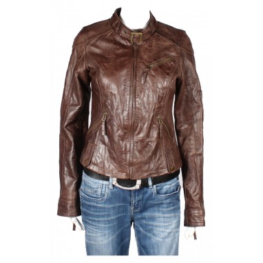 Дамско кожено яке Stradivarius | Mall112.com