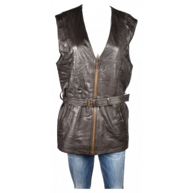 Дамски кожен елек Cabrini | Mall112.com