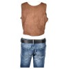 Дамски кожен елек Simply Good | Mall112.com