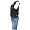 Красив черен кожен елек | Mall112.com