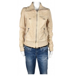 Дамско кожено яке Bershka