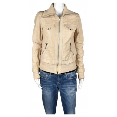 Дамско кожено яке Bershka | Mall112.com