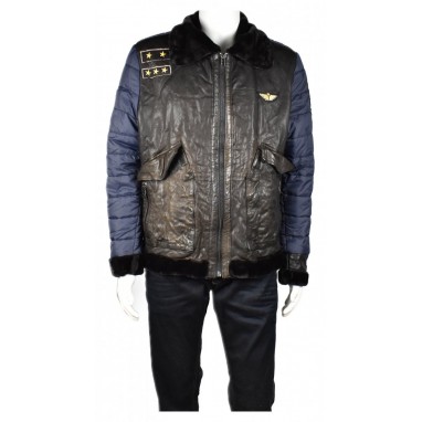 Мъжко кожено яке Airborne | Mall112.com