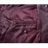 Дамско вишнево кожено яке | Mall112.com