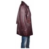 Дамско вишнево кожено яке | Mall112.com