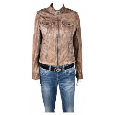 Дамско кожено яке Gipsy | Mall112.com